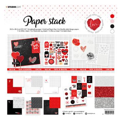 StudioLight Filled With Love Paper Stack - Nr.1